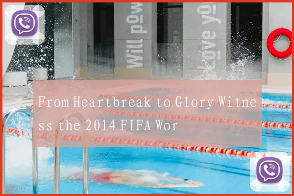From Heartbreak to Glory Witness the 2014 FIFA Wor